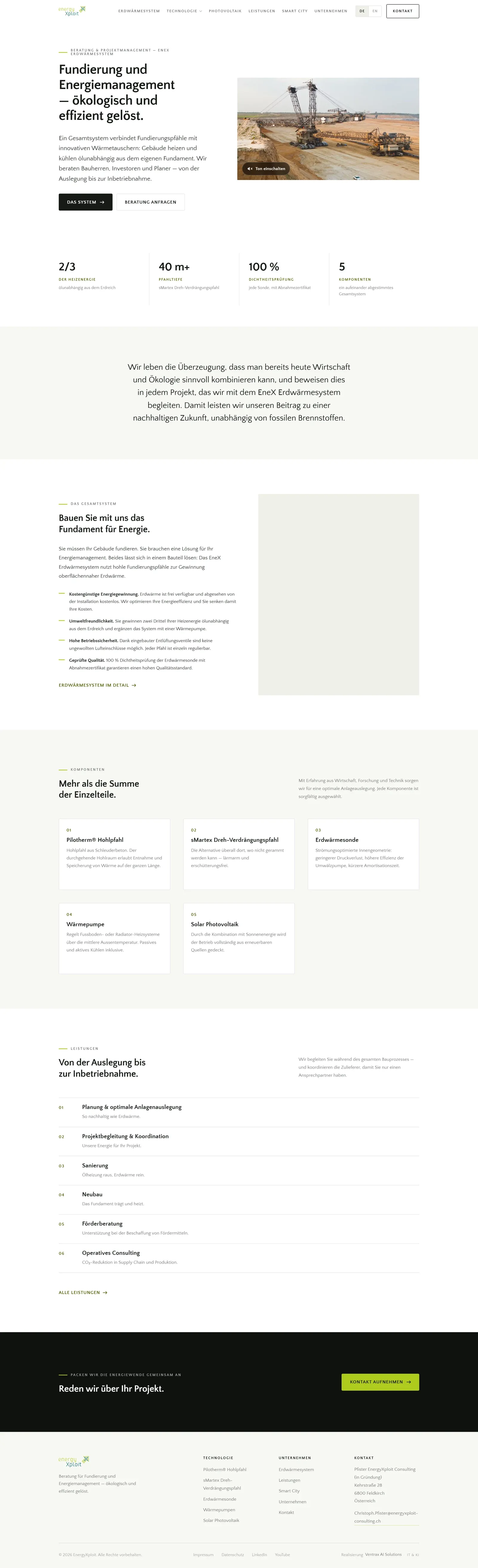 EnergyXploit — gesamte Startseite