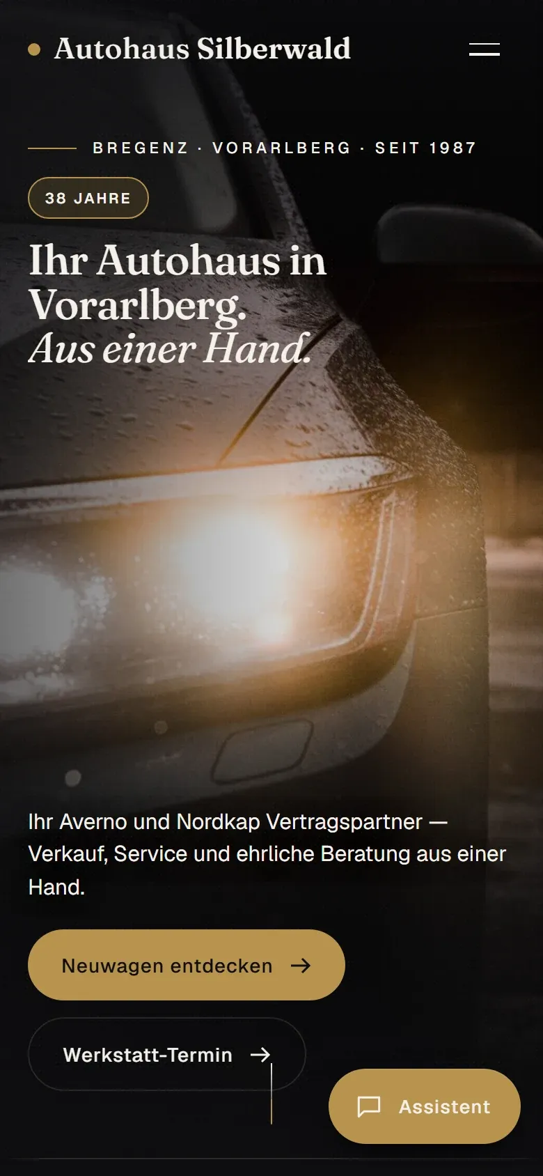Autohaus Silberwald — Demo-Vorschau — fiktive Inhalte